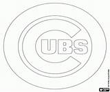 Cubs Chicago Coloring Pages Emblem Mlb Logos Logo Drawing Printable Getdrawings Boston sketch template