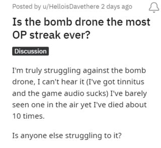 warzone  bomb drone broken  overpowered  res criticized