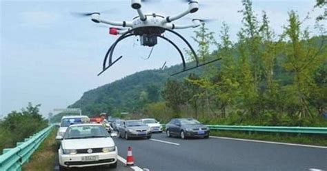 china police  drones  monitor traffic neopress