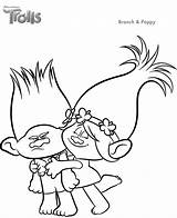 Trolls Coloring Pages Printable Movie Poppy Sheet Film Colorear Printables Disney Tv Kids Para Inside Coloring4free Color Print Dreamworks Colorin sketch template