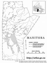 Map Manitoba Outline Blank Province Mb Maps Store Yellowmaps sketch template