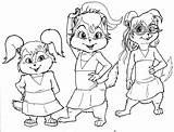 Alvin Chipmunks Coloring Pages Chipettes Printable Chipette Kids Eleanor Chipwrecked Drawing Color Print Cartoon Colouring 2010 Getdrawings Book Girls Sheets sketch template