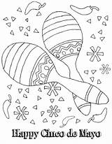 Coloring Mayo Cinco Pages Printable Kids Fiesta Color Maracas Print Mexican Printables Coloring4free Crafts Worksheets Happy Fire Truck Adult Colouring sketch template