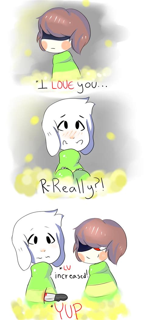 i love you chara and asriel comic by sunnycheerios on deviantart