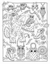 Marjorie Sarnat Mandala Fanciful Fashions Mandalas Laminas Hoot Marjoriesarnat sketch template