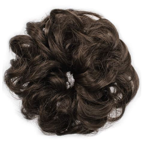 Ladies Synthetic Wavy Curly Or Messy Dish Hair Bun Extension Hairpiece