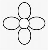 Lifesaver Coloring Arts Flower Clip Simple Clipartkey sketch template