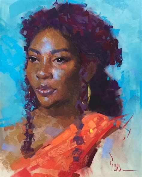 alain j picard pastel portraits black women art female art picard