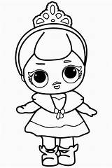 Lol Coloring Pages Dolls Surprise Baby Print Series Miss sketch template