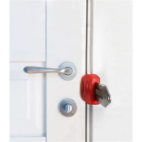 portable door lock safety lock  travel hotel airbnb home apartment door security device