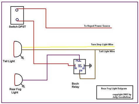 relay wiring diagram fog lights