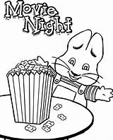Ruby Max Pages Popcorn Coloring Printable Kernel Color Corn Movie Getcolorings Night Drawing Carmel Template Getdrawings Print Unique Candy sketch template
