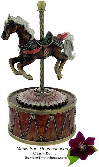 box carousel horse  box