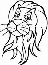 Lion Coloring Lions Pages Head Colouring Super Color Tiger Template Part Clipart Clipartbest Printable Simple Supercoloring Side Kids Drawing Animals sketch template