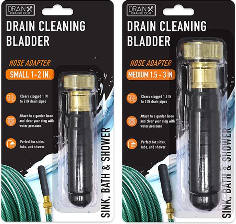 drainx hydro pressure drain cleaning bladder fits    drain pipes unclogs stubborn