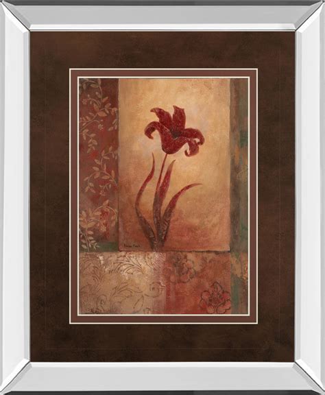 34 in x 40 in “lily silhouette” by vivian flasch mirror