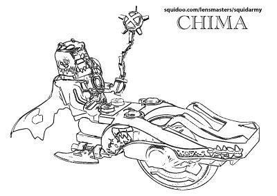 lego chima coloring pages squid army