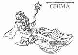 Chima Lego Coloring Pages Speedorz Cragger sketch template