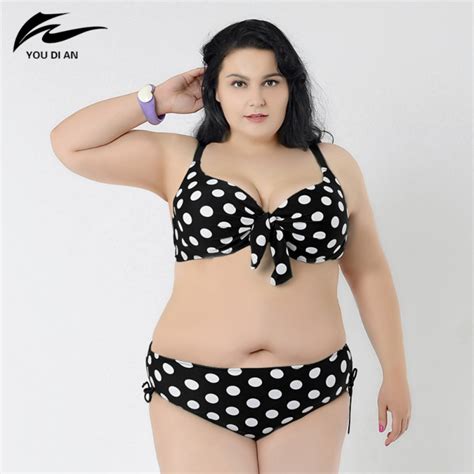 Sexy Girl Plus Size 2xl 6xl Fat Swimwear Print Swimsuit Big Size Hot