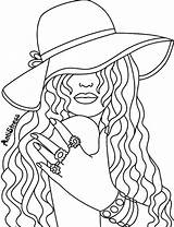 Coloring Pages Beautiful Recolor Woman Women Adults Lady Adult Pretty Colouring Color App Sheets Getdrawings Book Getcolorings Print Printable Hair sketch template