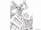 Homecoming Spiderman sketch template