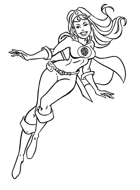 female superhero coloring pages  worksheets