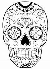 Mort Tete Colorier Mexicaine Mandalas Tête Espagnol Mexicanas Caveiras Greatestcoloringbook Calavera Adulte Tattoos Caveira Skulls sketch template