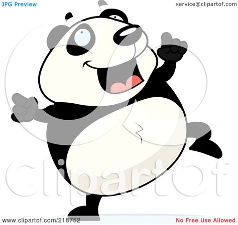 Royalty Free Rf Clipart Illustration Of A Happy Panda