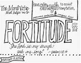 Virtues Moral Fortitude Virtue Religious Looktohimandberadiant sketch template