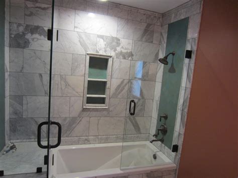 Tub And Shower Frameless Enclosure Patriot Glass And