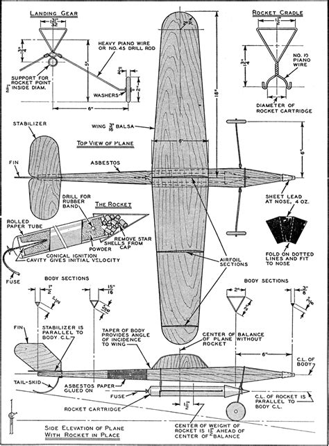 balsa wood glider plans easy diy woodworking projects step