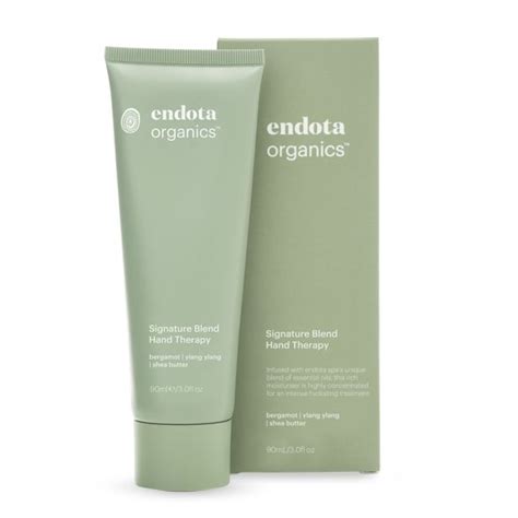 endota organics signature blend hand therapy organic beauty  easy