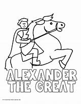 Alexander Great Coloring Pages Printable Worksheets Colouring Worksheeto Via Kids Terrible Horrible Good History sketch template