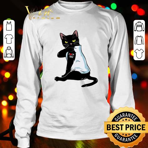 tattoos black cat fuck you shirt hoodie sweater