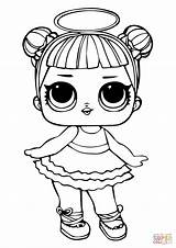 Lol Doll Print Coloring Sheets Off Pages Template Sugar Sketchite sketch template