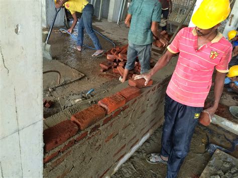 build  brick wall bricklaying  construction basic civil