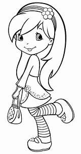Coloring Pages Raspberry Strawberry Shortcake Torte Cartoon Colouring Drawings Para Easy Books Drawing Colorear Color Cute Printable Sheets Kids Disney sketch template