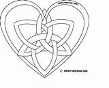 Celtic Heart Knot Deviantart Coloring Choose Board Triple sketch template