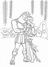 Hercules Coloring Pages Megara Disney Visit Choose Board sketch template