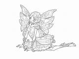 Winx Coloring Butterflix Pages Tecna Tynix Trix Fairy sketch template