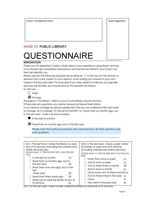 questionnaire templates word templatelab