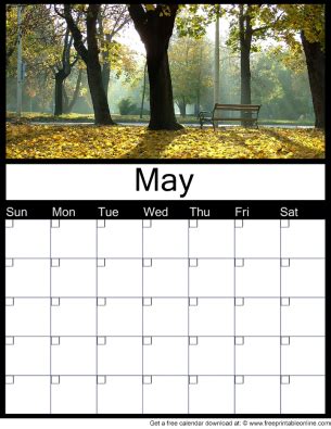 printable monthly calendar  printable
