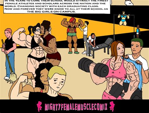 Big Girls On Campus Deluxe Color Edition Big Girls Muscle Women