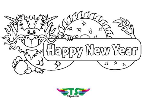 chinese  year coloring pages  kindergarten tsgoscom
