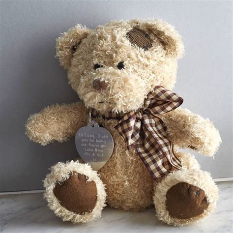 personalised teddy bear   gift tin gadget flow