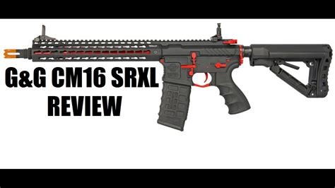 airsoft gandg cm16 srxl assault rifle review youtube
