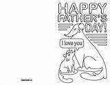 Father Printable Cards Color Happy Fathers Card Print Coloring Printables Pages Makeitgrateful sketch template