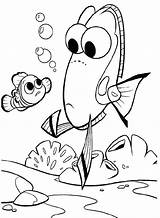 Dory Coloring Pages Fish Getcolorings Finding Printable sketch template