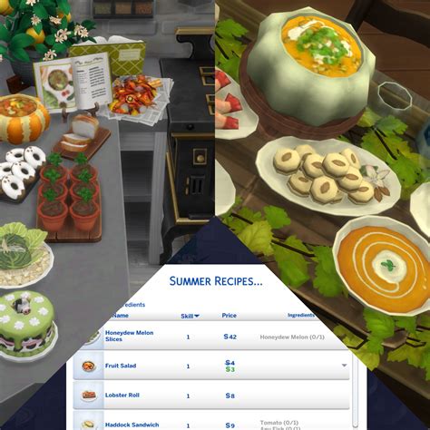 core food  drink sims  mods