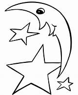 Coloring Star Pages Preschoolers Popular sketch template